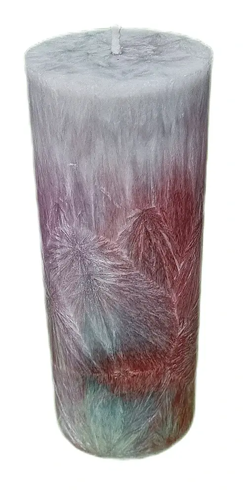Palmová svíčka - barevný válec