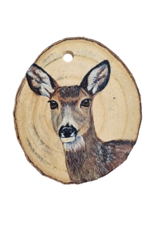 Dřevěný obrázek - srna